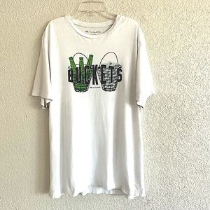 Travis Mathews White Short Sleeve Golf Buckets Tee Shirt